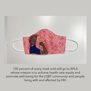 Face Mask (Reversible) BLM Rosie Riveter